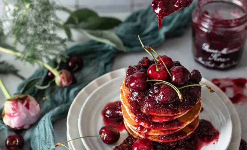 Quick & Easy Chocolate Cake with Berries